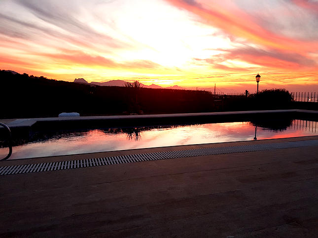 022 Pool at sunset